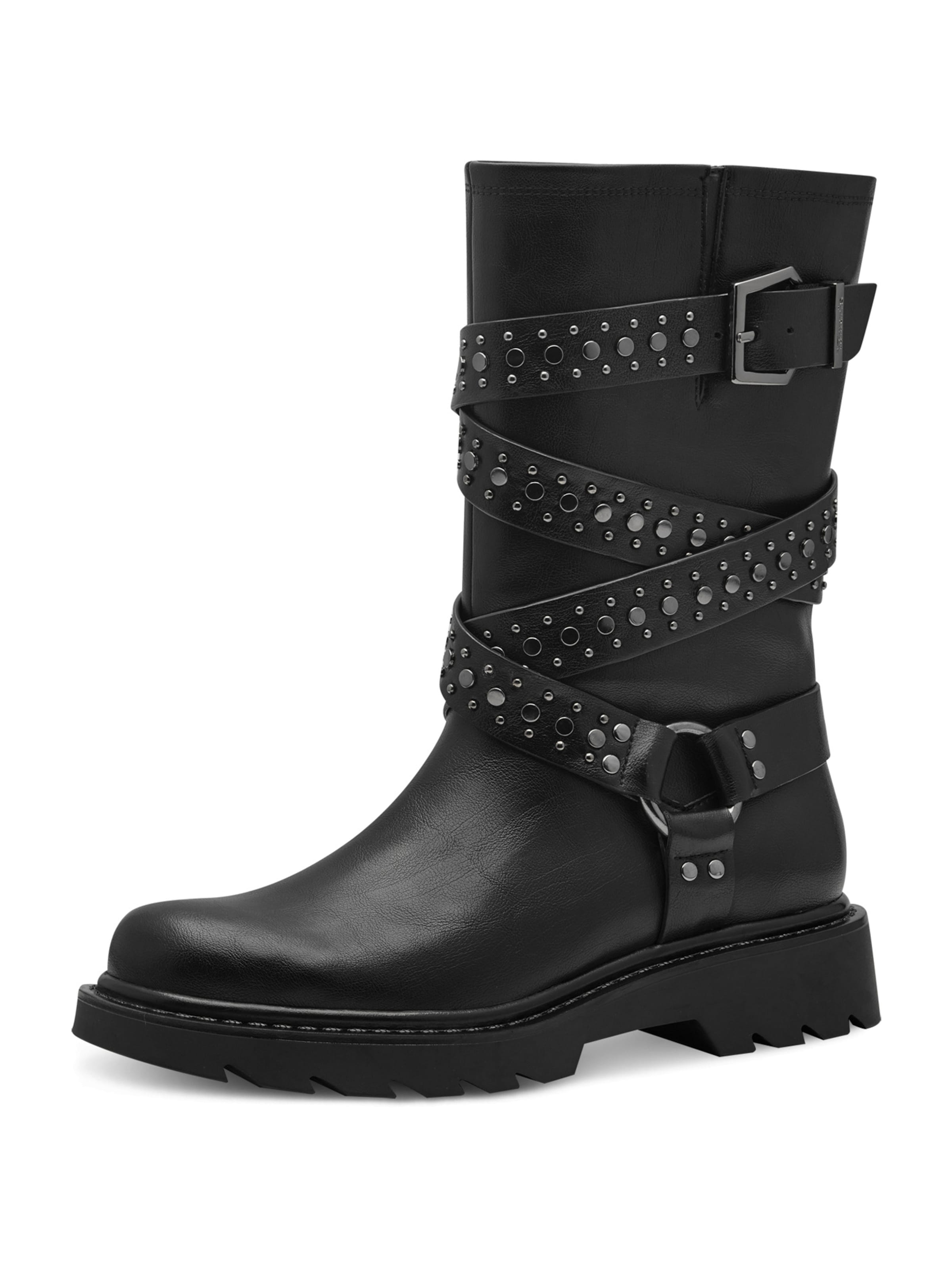 Tamaris Ботинки в Черный: спереди