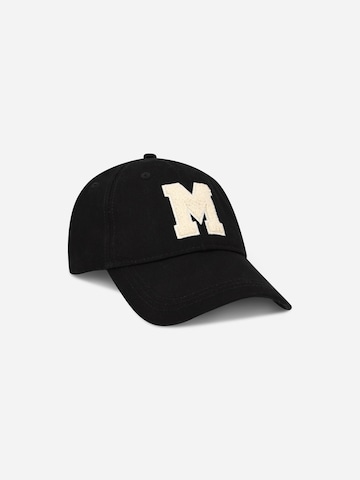 Mansour Cap 'M Baseball Cap' in Black