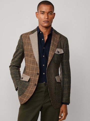 Regular fit Giacca da completo di Hackett London in marrone: frontale