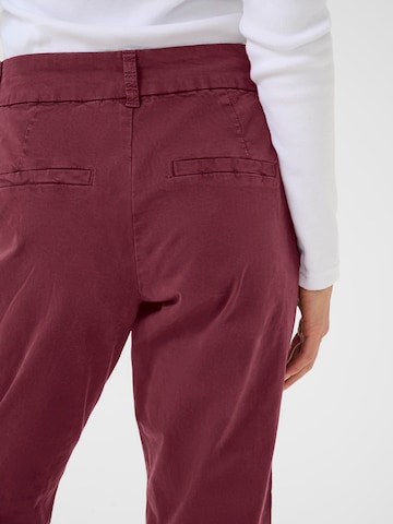 Regular Pantalon chino 'KAMette' Kaffe en rouge