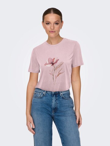 ONLY Shirt 'ONLFREE' in Purple: front