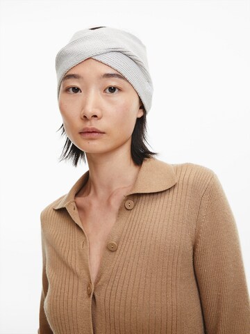 Calvin Klein Opaska na czoło w kolorze szary: przód