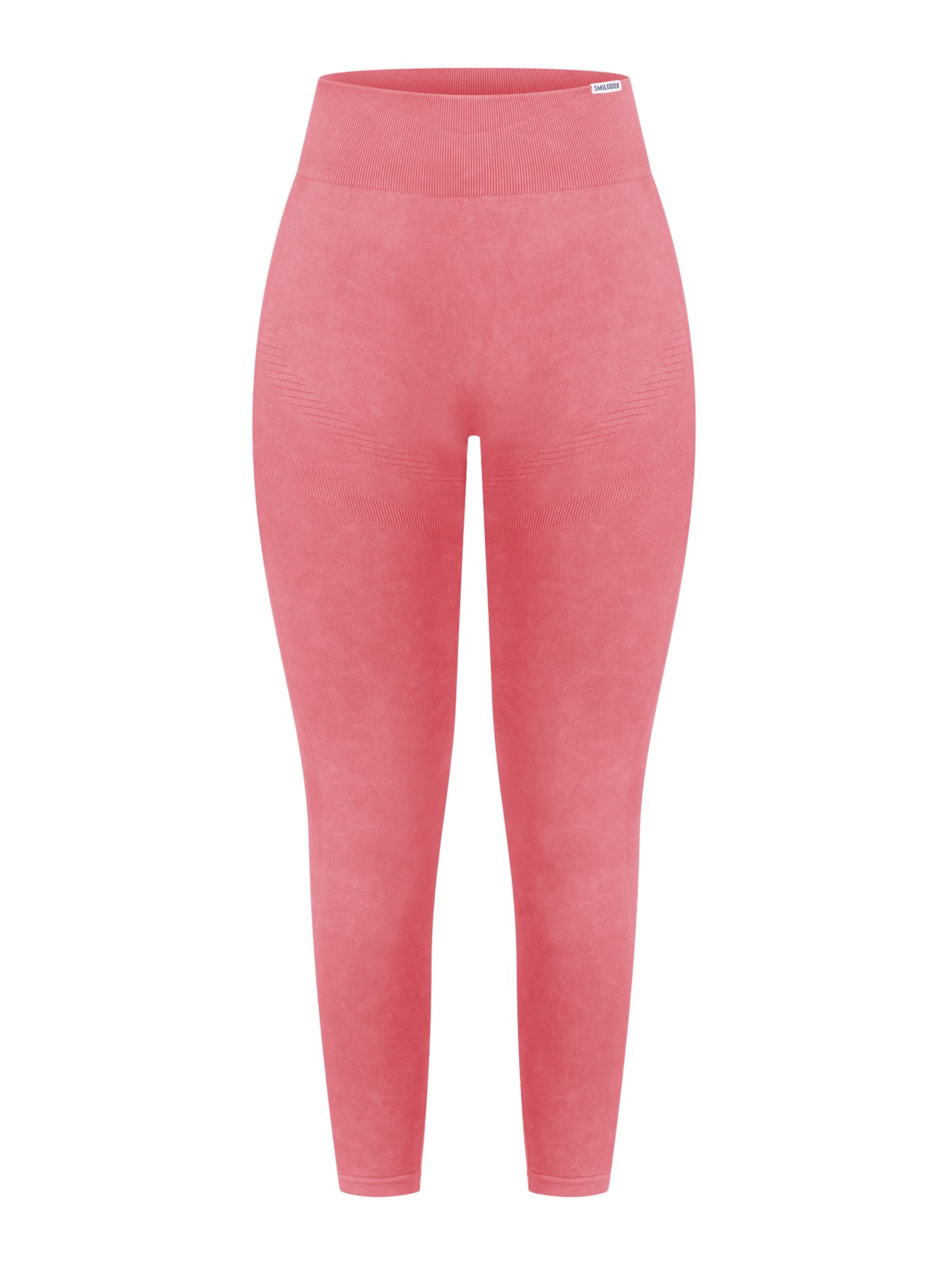 Smilodox Leggings ' Batik Scrunch ' in Red: front