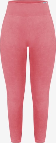 Smilodox Leggings ' Batik Scrunch ' in Red: front