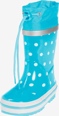 PLAYSHOES Rubber Boots in Blue: front
