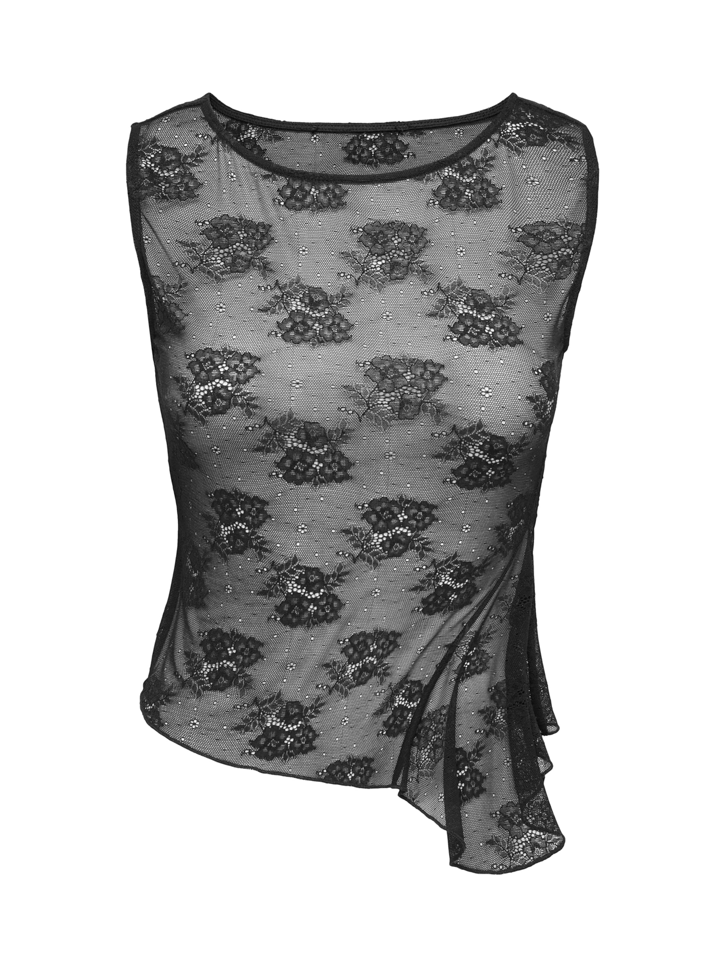 ONLY Top 'ONLLEXI' in Schwarz: Vorderseite