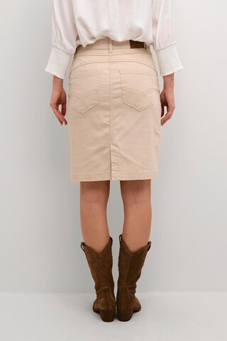 Cream Skirt 'Ann' in Beige