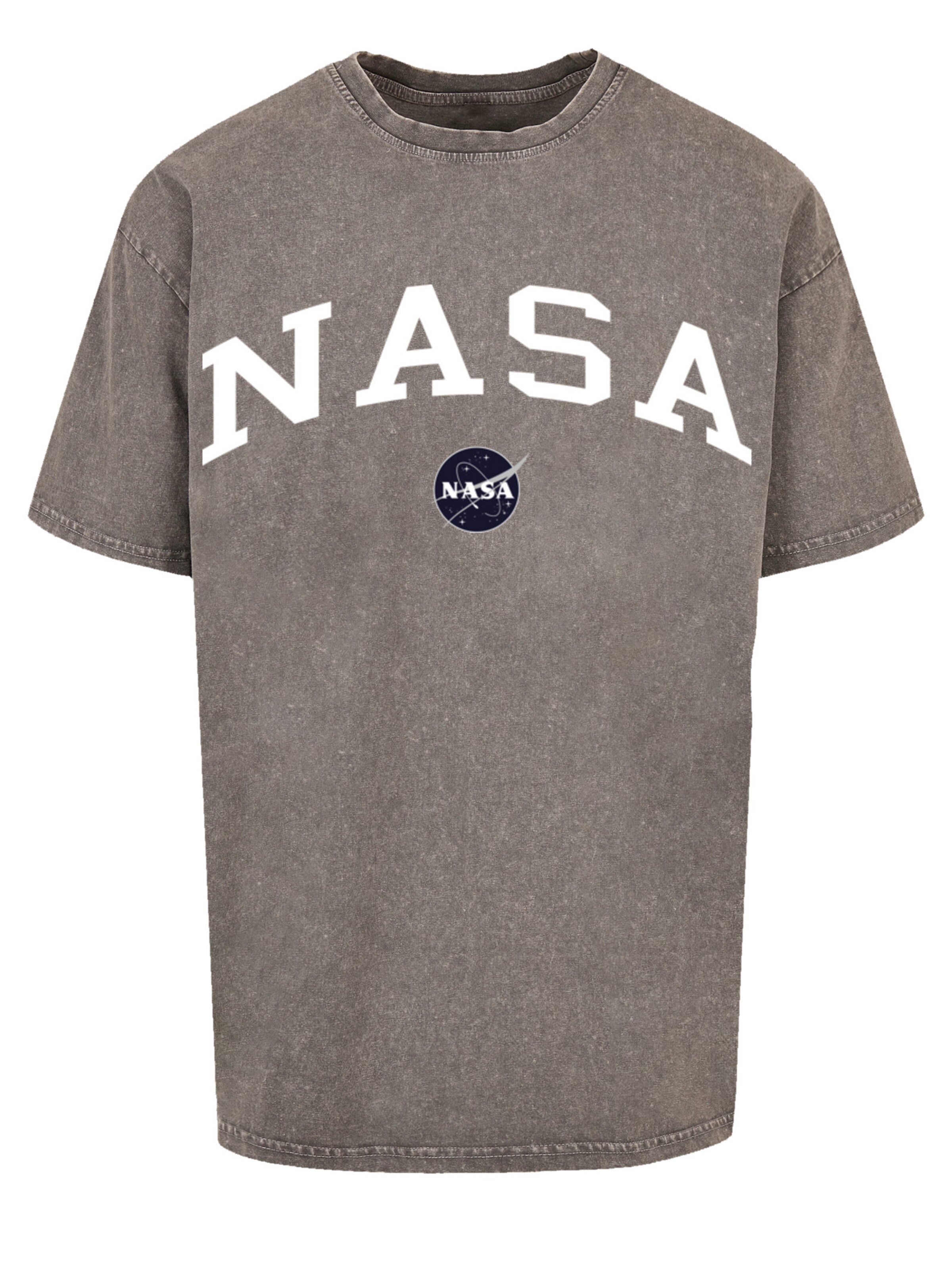 T-Shirt 'NASA' F4NT4STIC en gris : devant