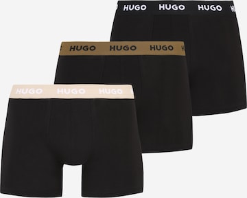Boxers HUGO en noir : devant