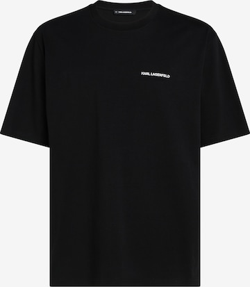 Karl Lagerfeld T-Shirt in Schwarz: Vorderseite