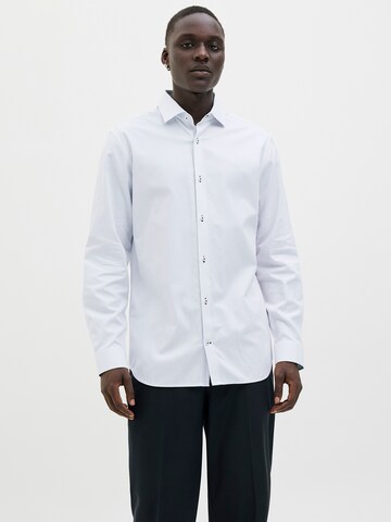 JACK & JONES - Ajuste estrecho Camisa 'JPRBLAPARKER' en blanco: frente