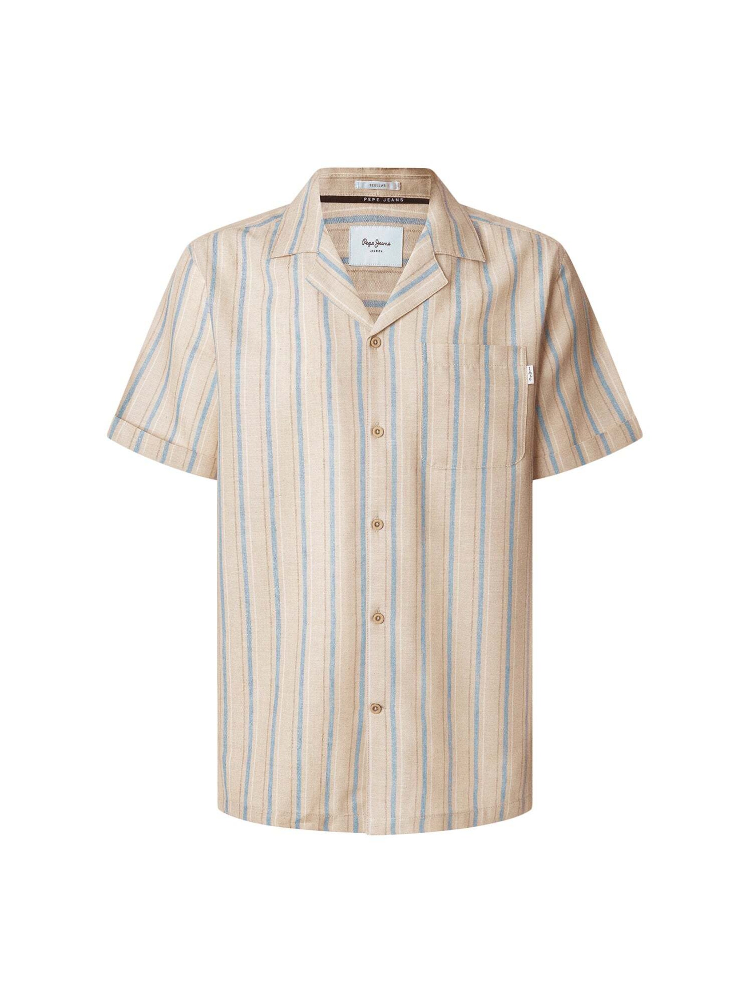 Pepe Jeans Regular Fit Hemd 'Altea' in Beige: Vorderseite