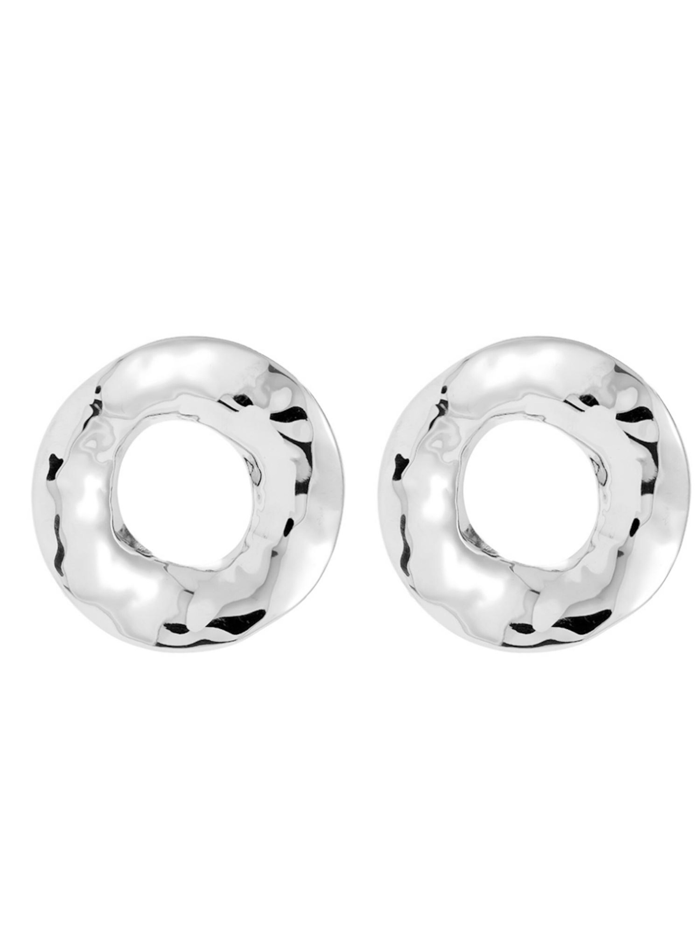 Cala Rose Ohrringe 'ORIA' in Silber: Vorderseite