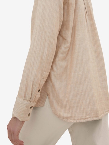 TOM TAILOR Bluse in Beige