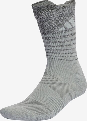 ADIDAS PERFORMANCE Athletic Socks in Grey: front