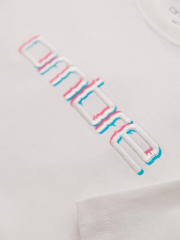 Ombre T-Shirt in Weiß