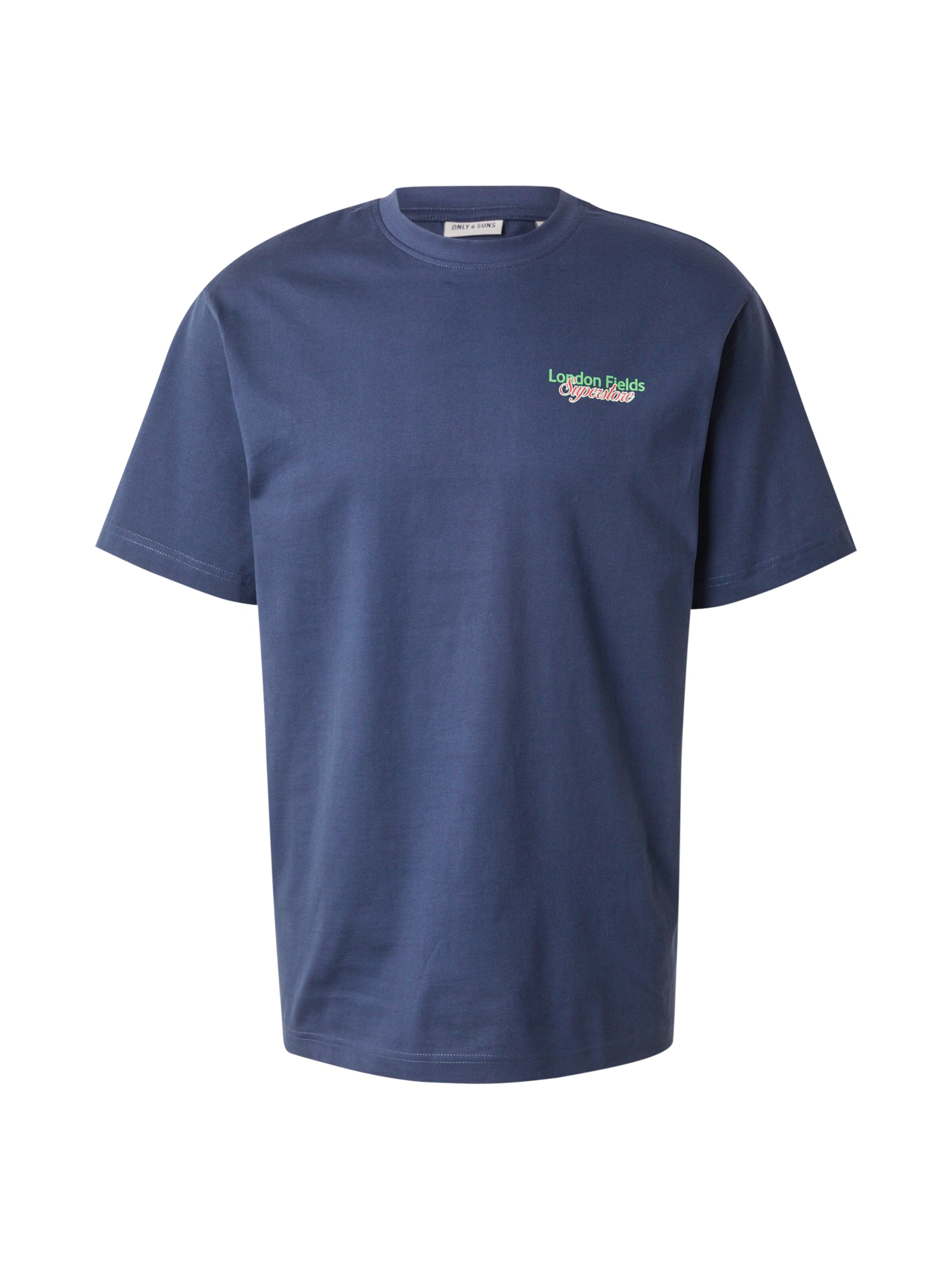 Tricou 'ONSFRED' de la Only & Sons pe albastru: față