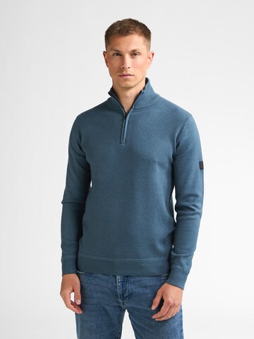 Petrol Industries Sweater 'Half zip' in Blau: Vorderseite