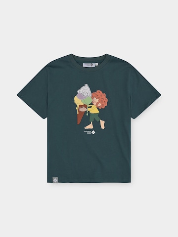 Bavarian Caps Shirt in Green: front