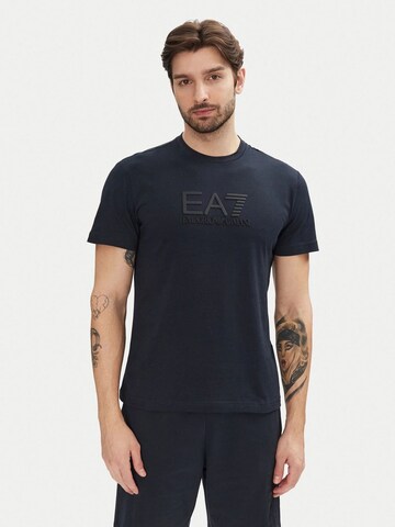Emporio Armani - Camiseta en azul: frente