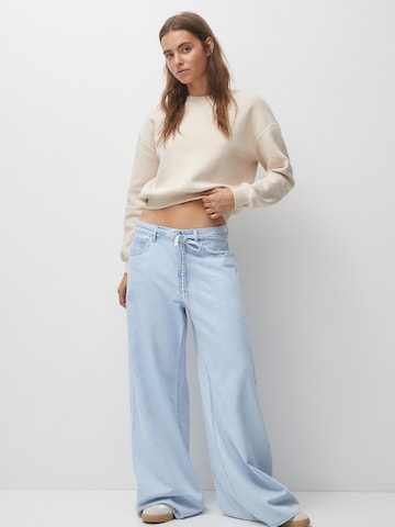 Pull&Bear Mikina – bílá