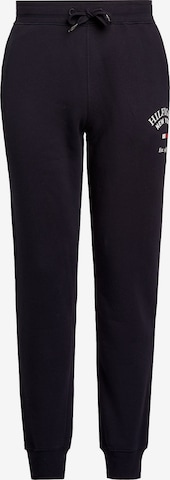 TOMMY HILFIGER Tapered Broek in Zwart: voorkant