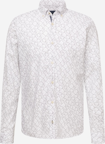 Coupe regular Chemise JOOP! Jeans en blanc : devant