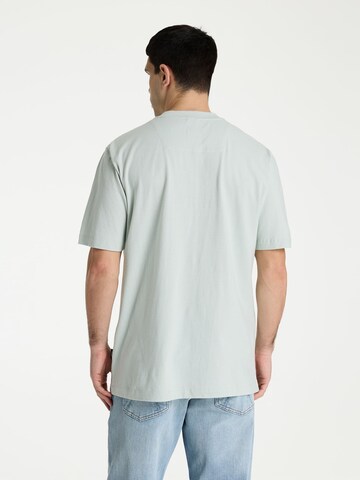 CHASIN' Shirt 'Ethan Linen' in Grün