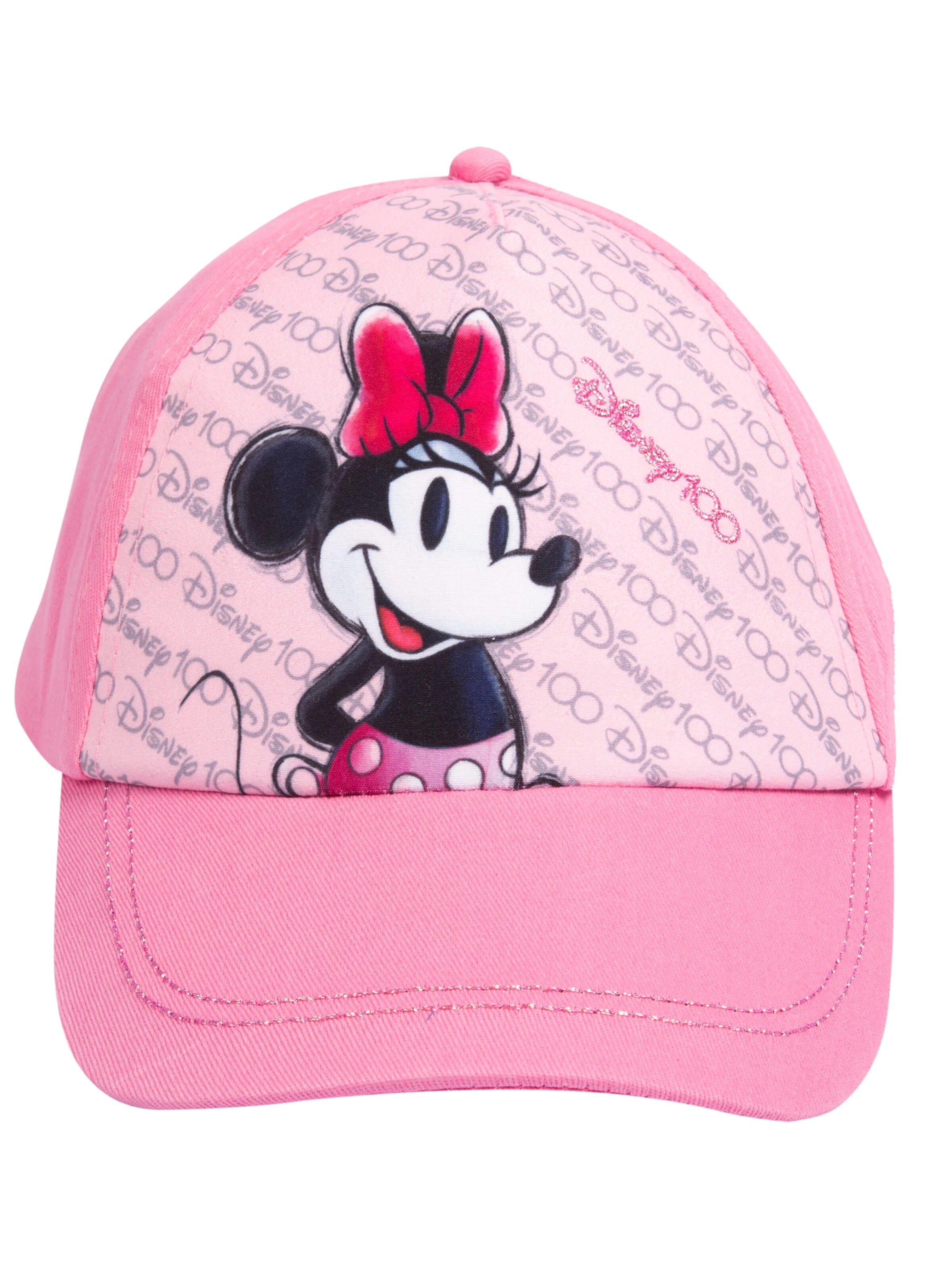 Disney Minnie Mouse Hat in Pink: front