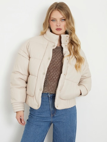 GUESS Between-Season Jacket in Beige