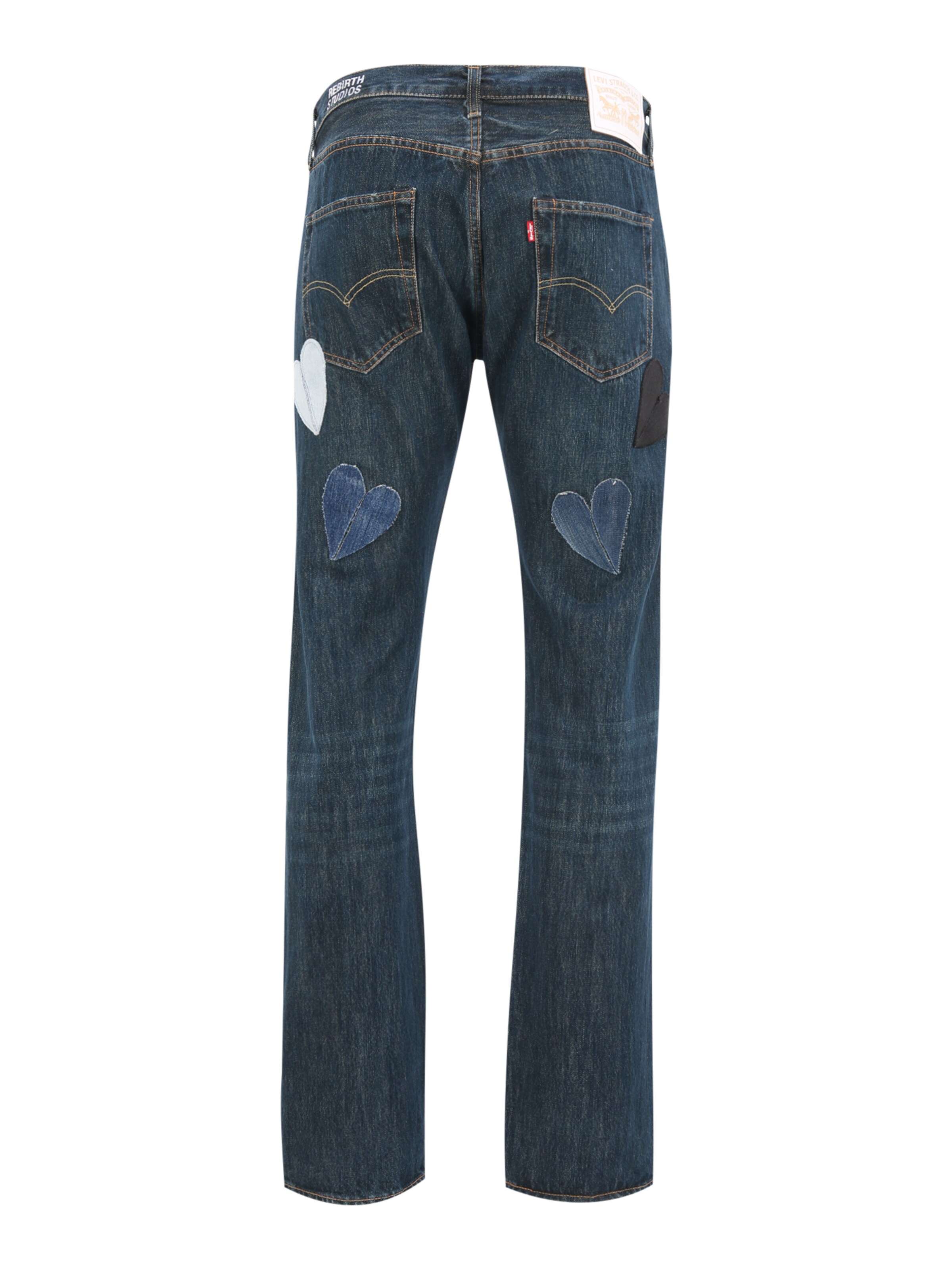 Levi's® Upcycling Regular Jeans 'Kelvyn Colt Design 501' in Blau