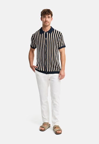 Coupe regular Chemise 'INKaziz' INDICODE JEANS en bleu