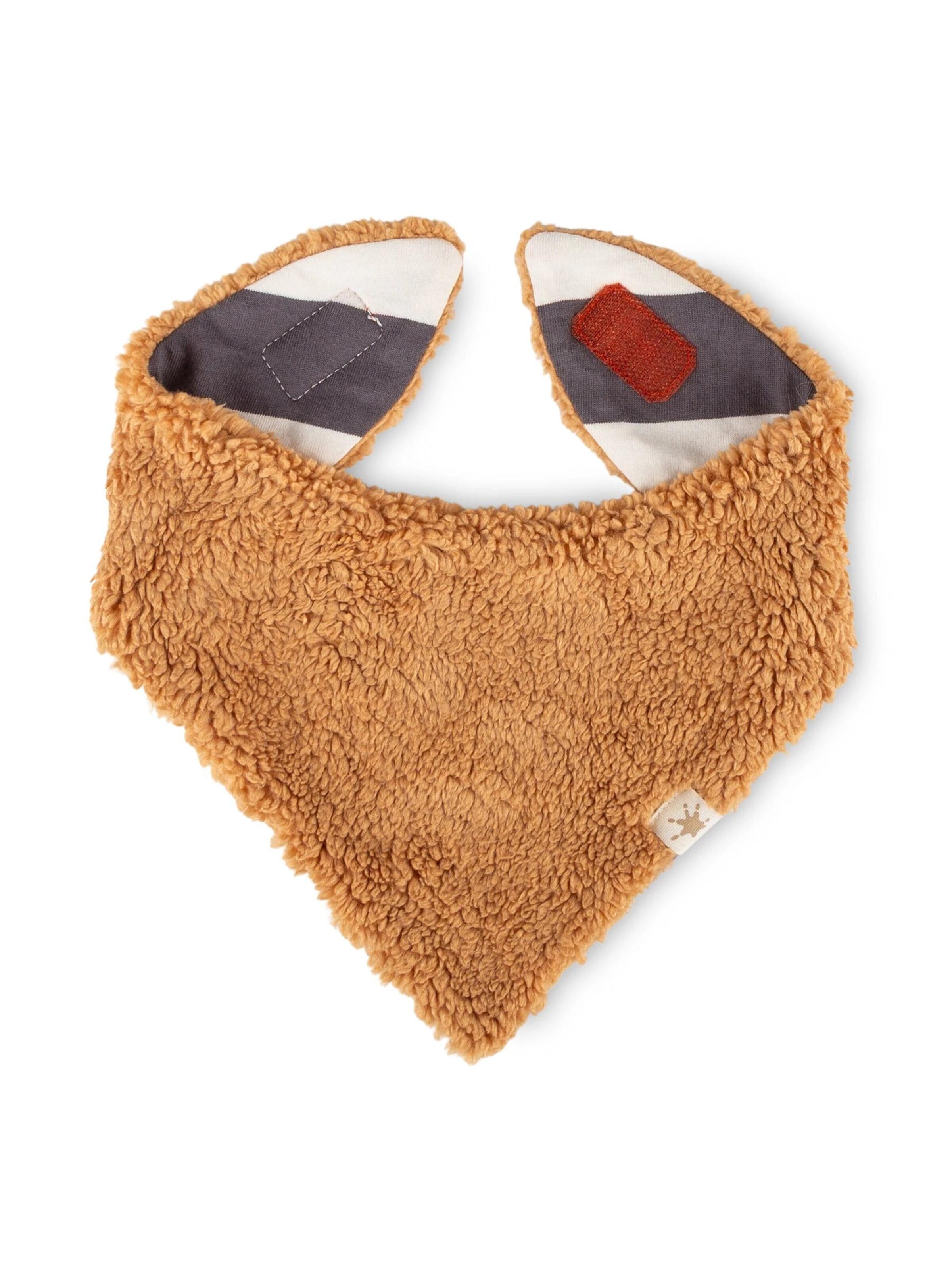 SIGIKID Scarf 'Wendehalstuch Winterbär' in Brown