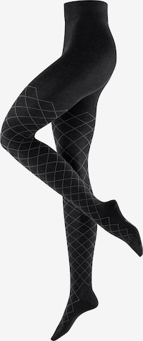 BURLINGTON Tights 'Argyle Affair' in Grey: front