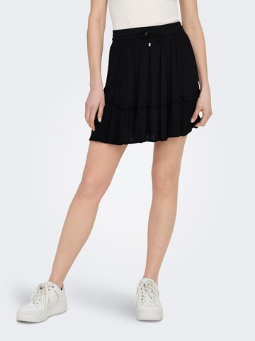 ONLY - Falda 'Ibiza' en negro: frente