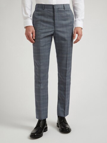 Ted Baker Slimfit Broek in Blauw: voorkant