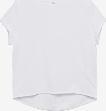 T-shirt s.Oliver en blanc : devant