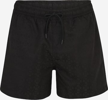 Abercrombie & FitchKupaće hlače - crna boja: prednji dio