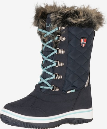 TROLLKIDS Snow Boots in Blue: front