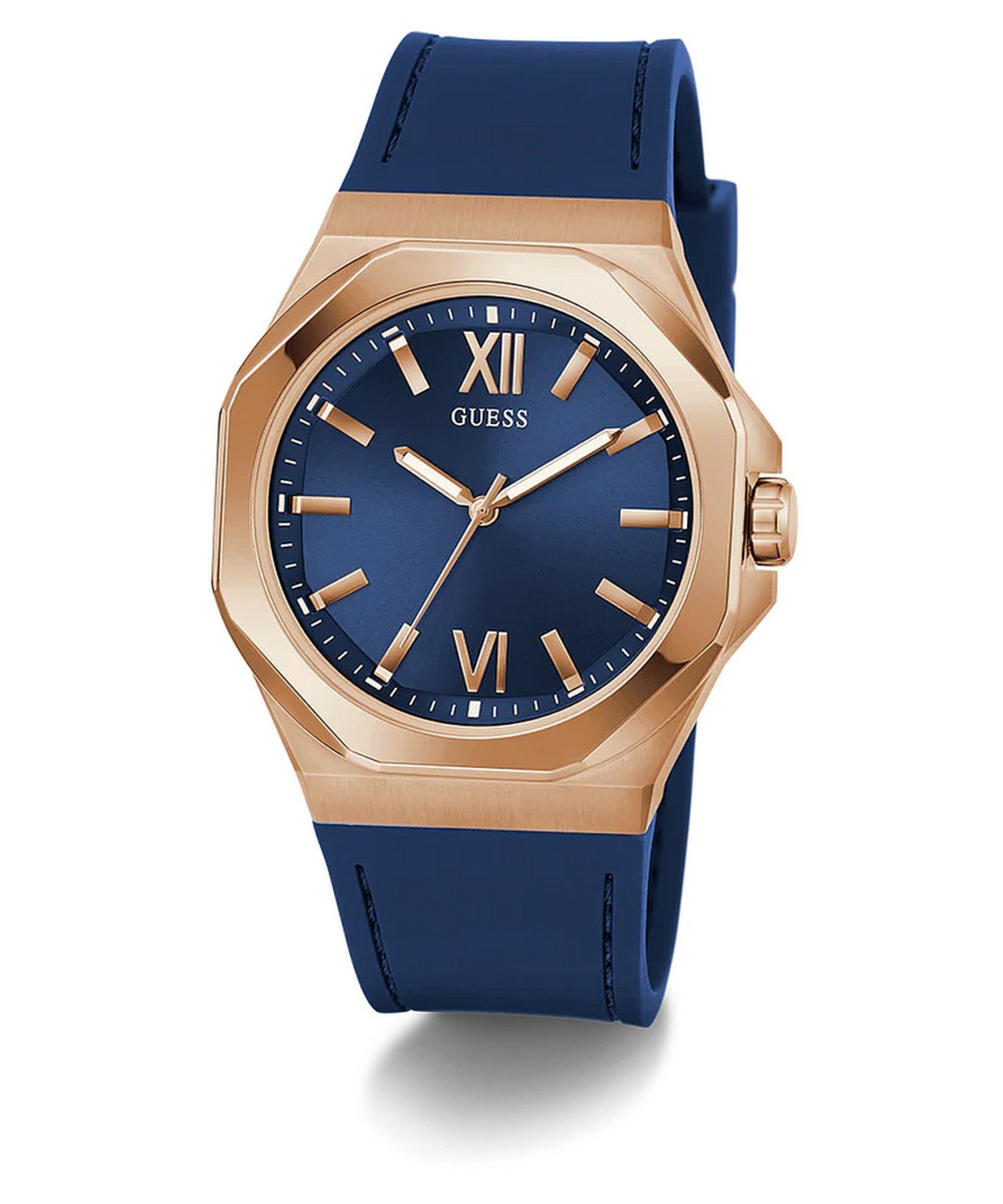 GUESS Analog watch in Blue: front