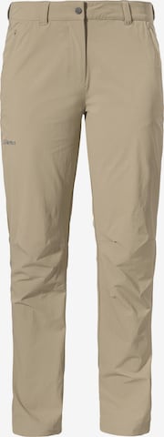 Pantalon outdoor 'Engadin1' Schöffel en beige : devant