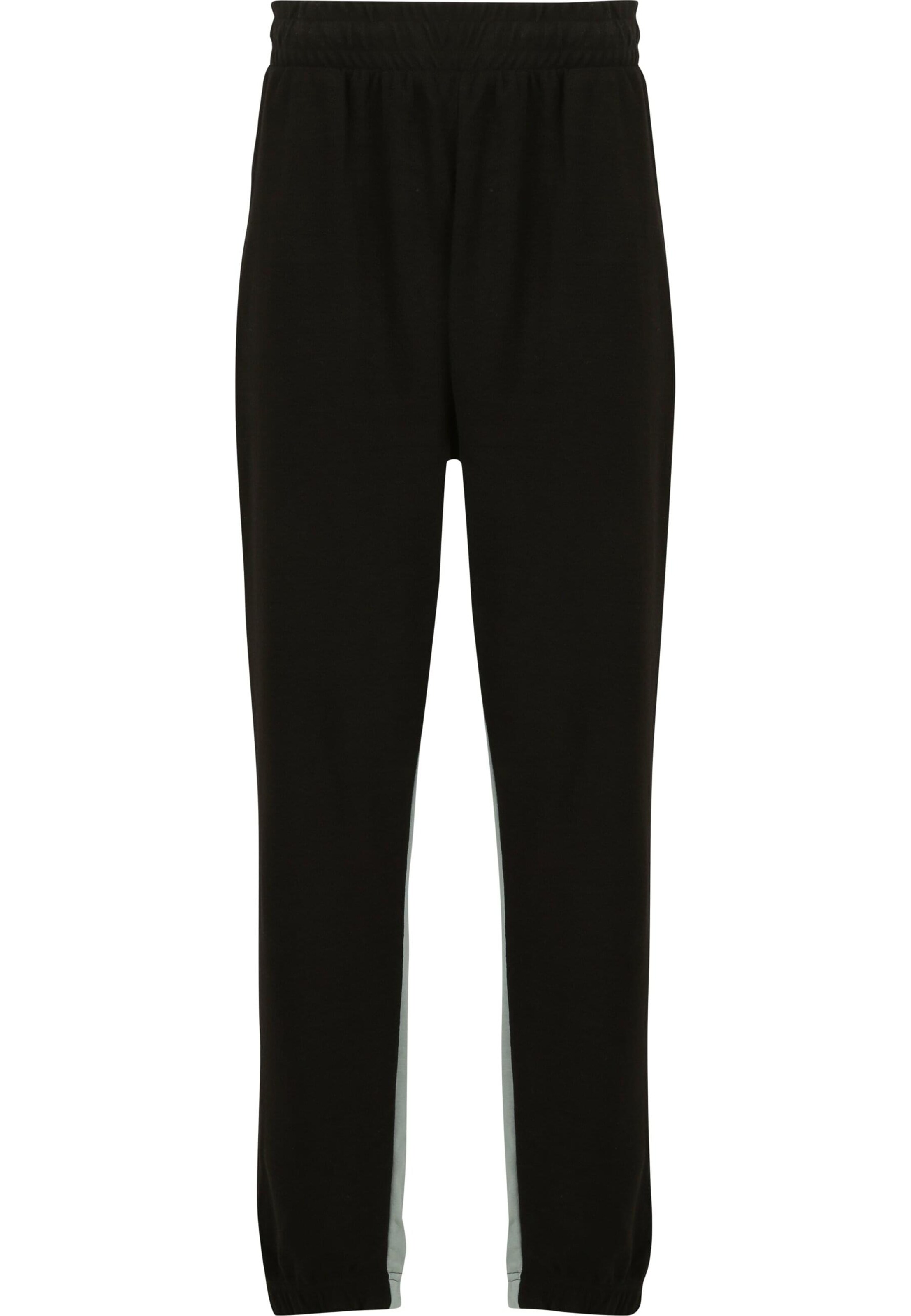 Urban Classics Regular Pants in Black: front