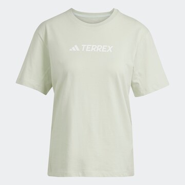 ADIDAS TERREX Performance Shirt in Green: front