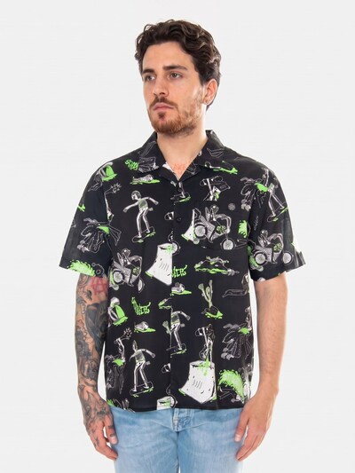 Camicia 'Scene Report Black Shirt' in S Santa Cruz di colore colori misti, Visualizzazione prodotti