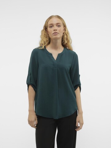 VERO MODA Blouse in Blauw: voorkant