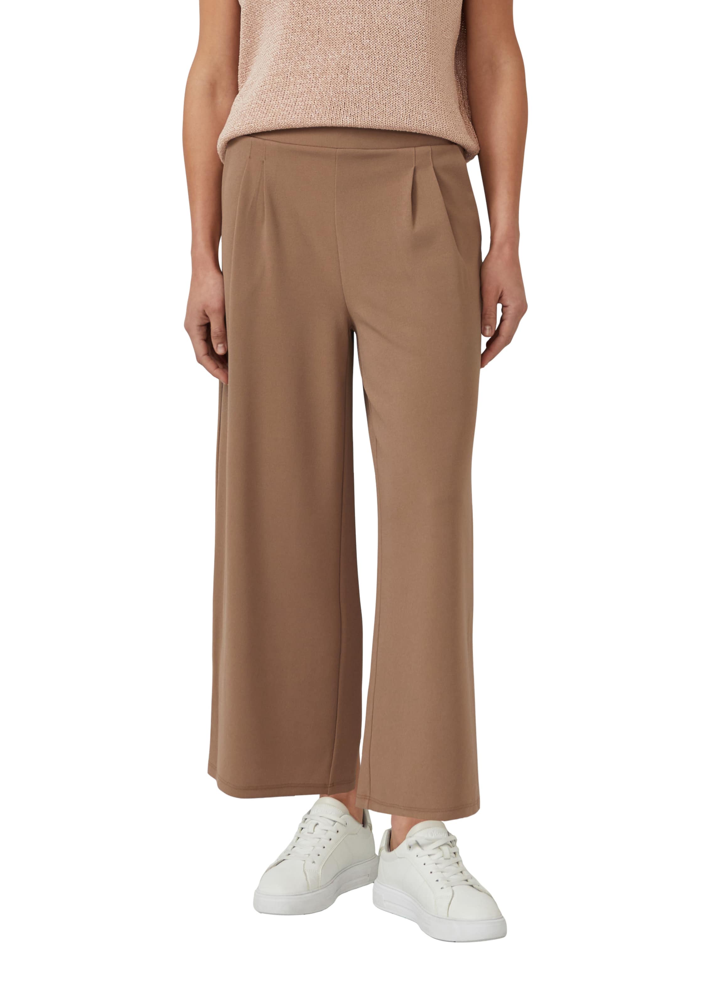 Wide Leg Pantalon s.Oliver en marron