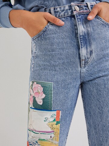 Regular Jeans 'Los Angeles' de la Desigual pe albastru