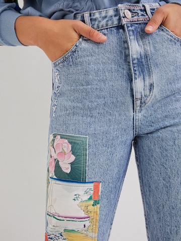 Regular Jeans 'Los Angeles' de la Desigual pe albastru