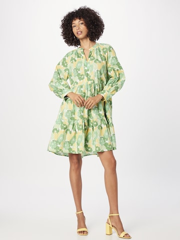 Line of Oslo Shirt Dress in Green: front