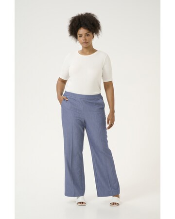 KAFFE CURVE Flared Broek 'Sakira' in Blauw